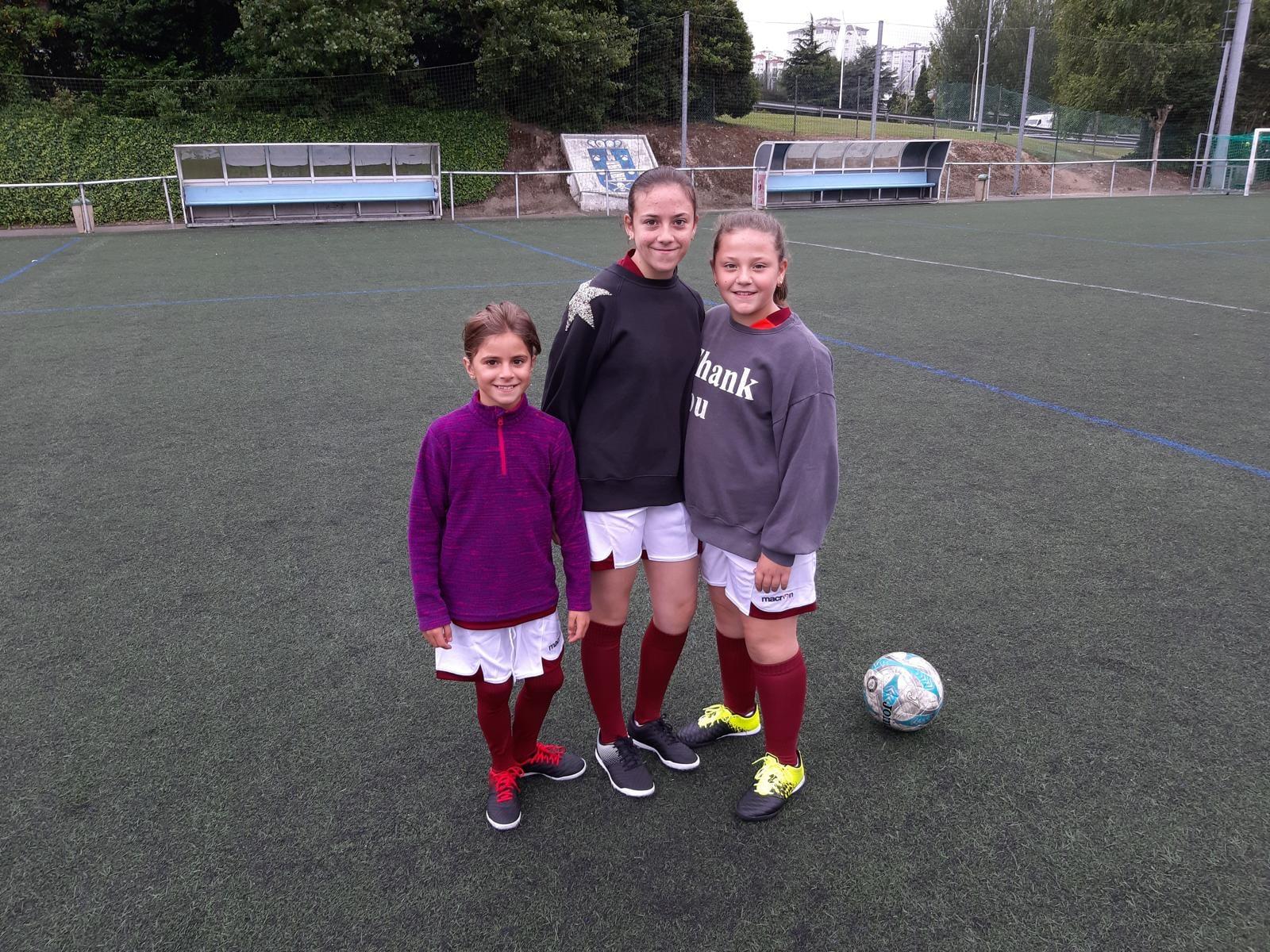 Niñas en el Campus Donato — campus de fútbol mixto
